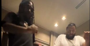 Burna Boy Teaching DJ Khaled how to dance Nigerian steps
