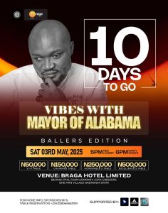 Vibes With Mayor of Alabama: Ballers Edition — A Night for the enjoyment