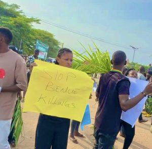 Residents Hold Peaceful Protest in Makurdi Over Benue K*llings